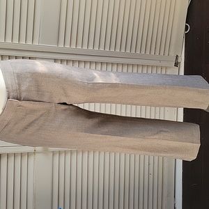 Kasper Womans Sz 6P Slacks Pants Lined 100% Polyester Heathered Look